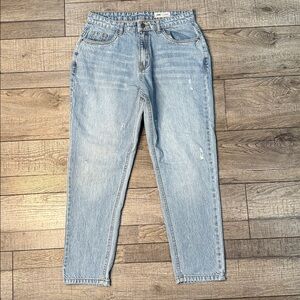 Engine Light Blue Denim Mom Fit Jeans